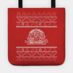 Ugly Mega Pizza Arcade Holiday Sweater Tote