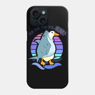 Dun Dun, Dun Dun, HONK! Funny Shark Goose Phone Case