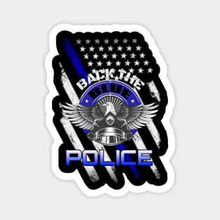 Back The Blue Eagle Magnet