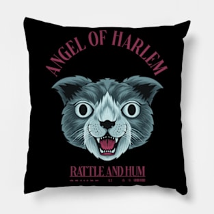 Angel of Harlem Rattle and Hum Pillow