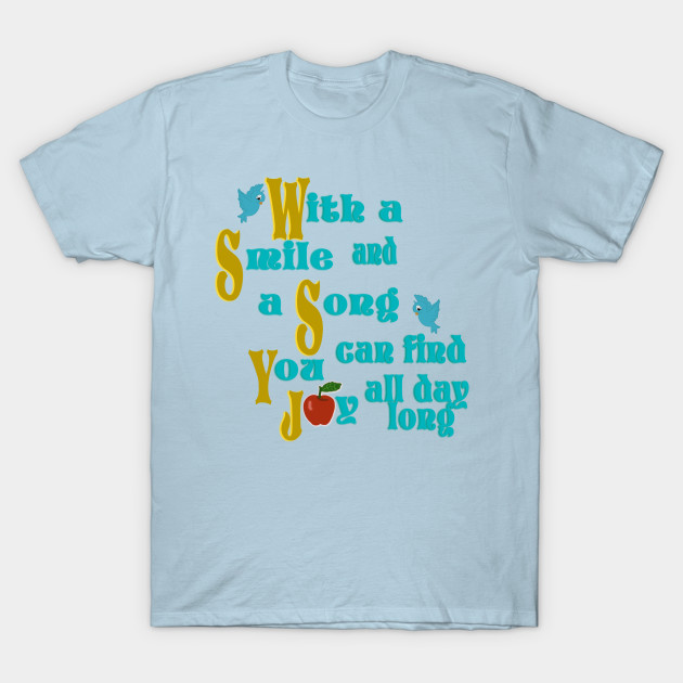 Discover With a Smile and Song - Snow White - T-Shirt
