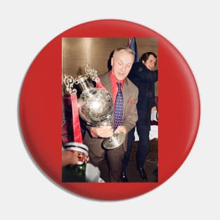 Bill Shankly with the cup Pin