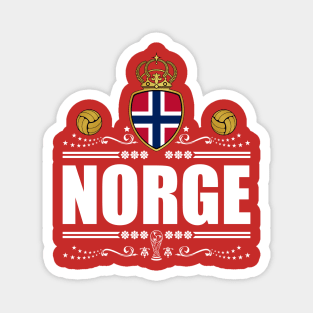 NORGE VIGNETTE | NORWAY FOOTBALL GIFTS Magnet