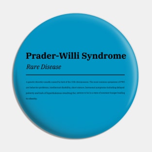 Prader-Willi Syndrome Awareness Pin