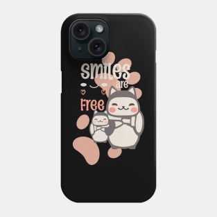 Smiles are free Phone Case