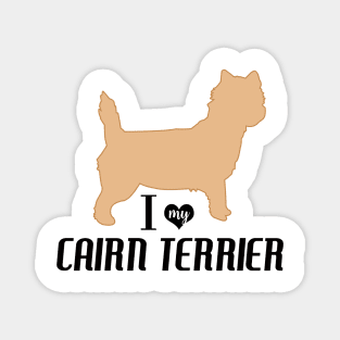 Cairn Terrier Pattern in Black Paw Prints and Bone Print Carin Terriers Magnet