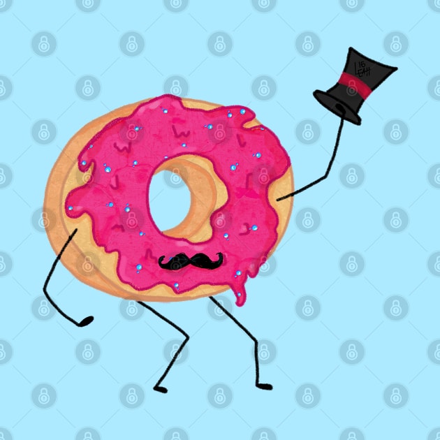 Dancing Donut by Lhollowaydesign