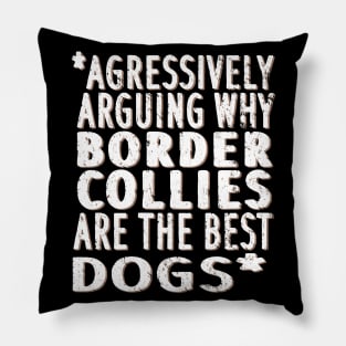 Border Collie pet lover dog puppy hair Pillow