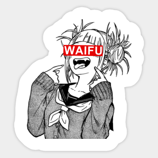 Himiko Toga Waifu Anime Stickers Teepublic