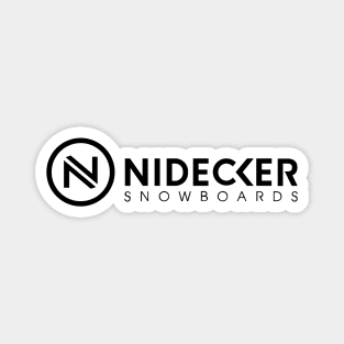 Nidecker 02 Black Snowboard Sticker Brand | Burton Nitro Capita Magnet