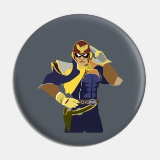 Captain Falcon Salute Pin