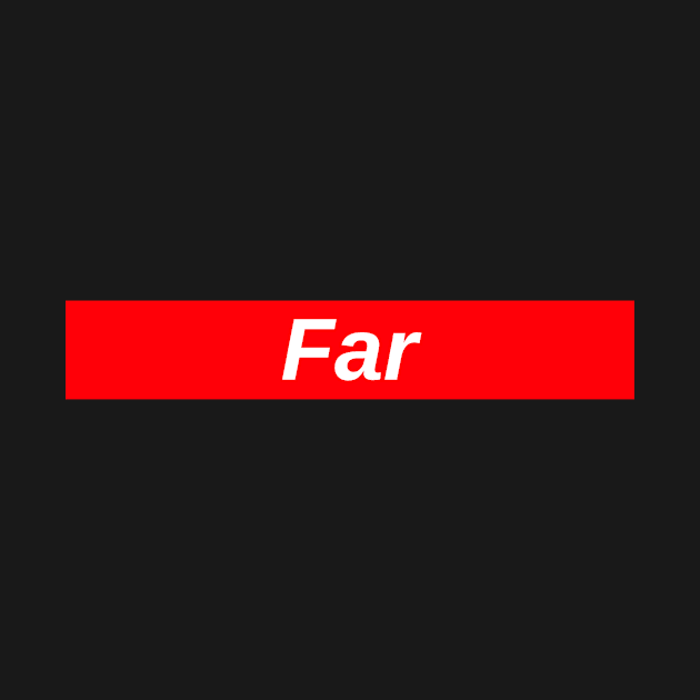 Far // Red Box Logo by FlexxxApparel