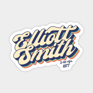 Elliott Smith - 2:45am / Retro Layered 90's Magnet