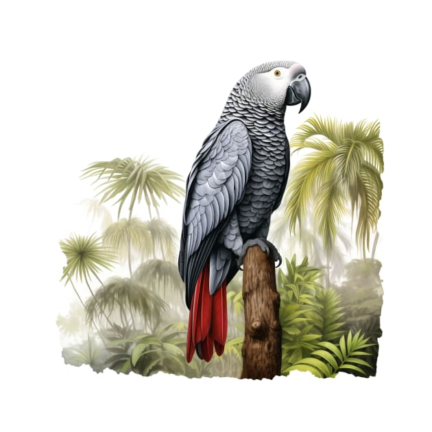 African Grey Parrot by zooleisurelife