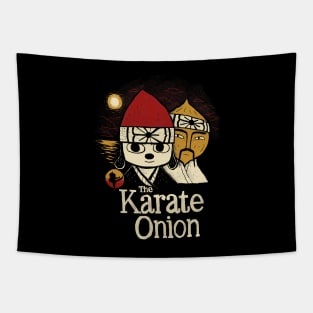 the karate onion Tapestry