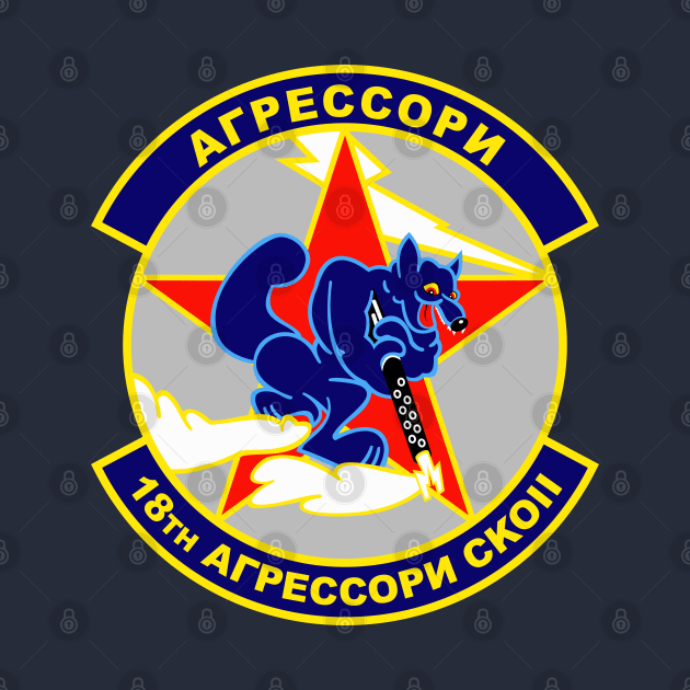 18th Aggressor Squadron Blue Foxes by MBK