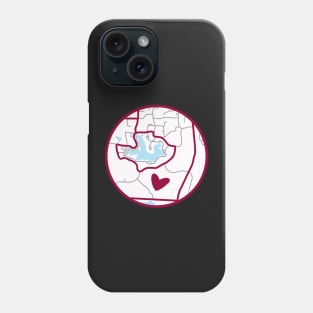 Southern Illinois University Campus Map Phone Case