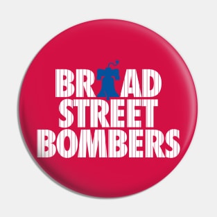 Broad Street Bombers 2 - Red pinstripes Pin