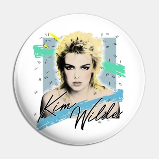 Kim Wilde / 80s Aesthetic Fan Art Design Pin