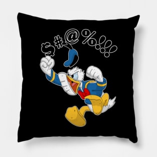 vintage donald animal duck Pillow