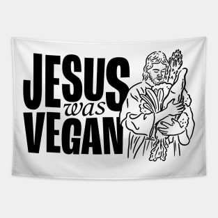 Vegan Jesus Tapestry