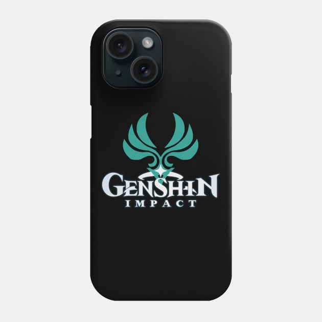 Anemo big emblem genshin impact Phone Case by HoloSayer