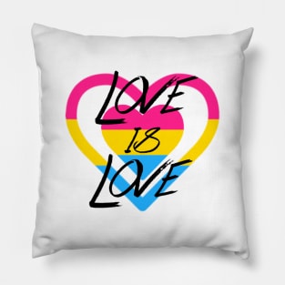 Love is Love - Pan Pride Pillow