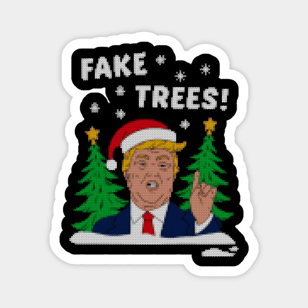 fake trees ugly sweater