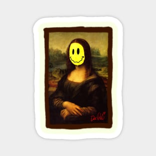 Mona Lisa Smiley Magnet