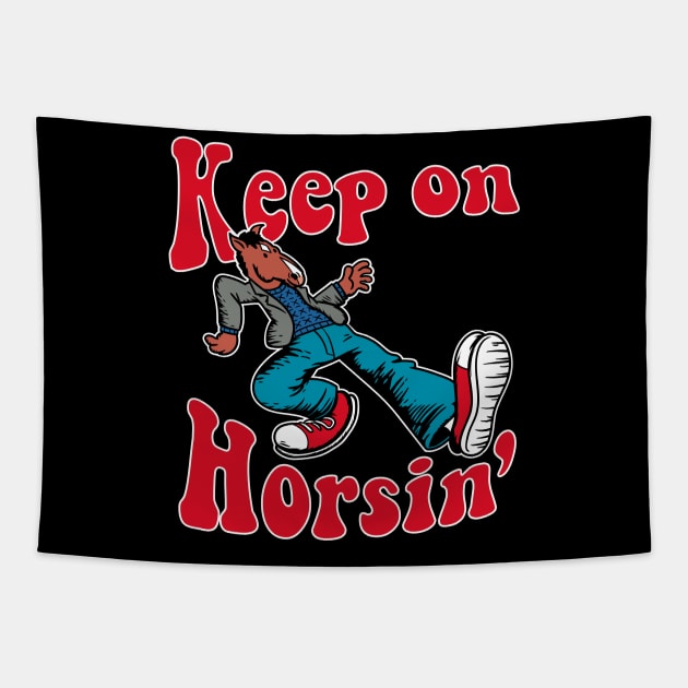 Keep on Horsin Tapestry by jasesa