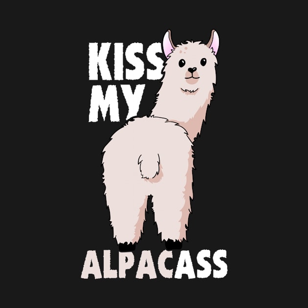 Alpaca Cool Lama Kiss My Ass by Tobias Store