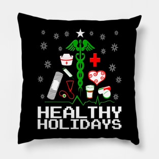 Healthy Holidays Nurse Tree Pillow