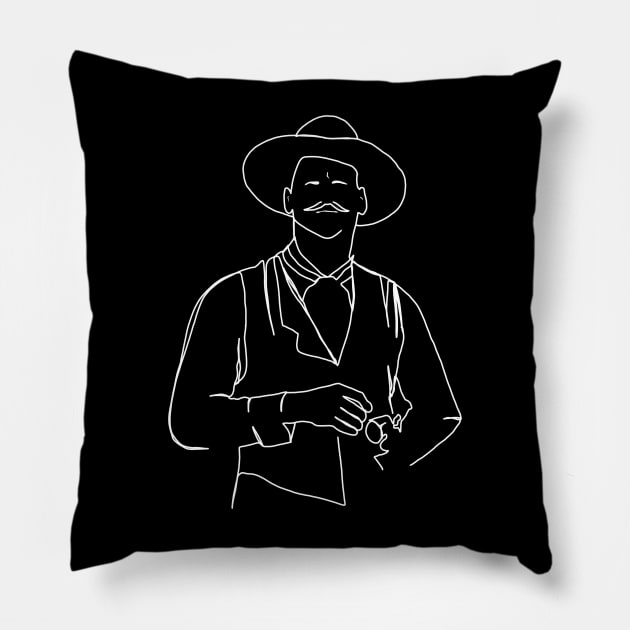 I’m your huckleberry Pillow by Crept Designs