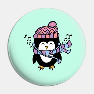 Musical Penguin Pin