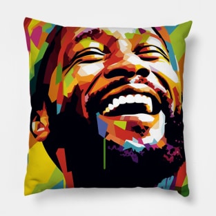 Marvin Gaye Smile Pillow