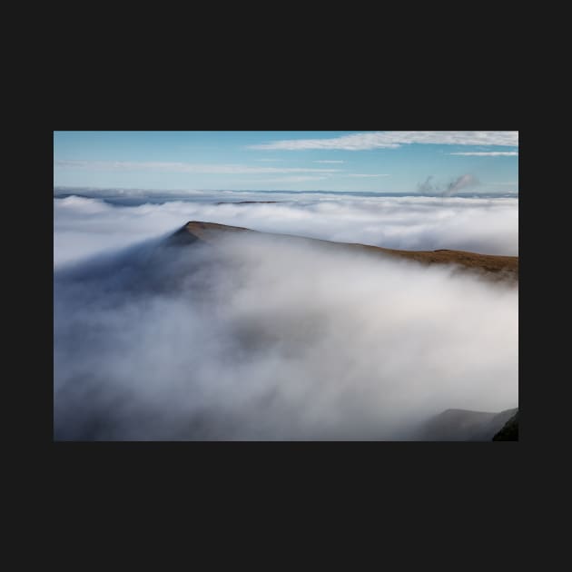 Cribyn in the clouds, Brecon Beacons by dasantillo