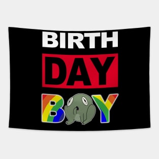 Birth Day Boy Tapestry