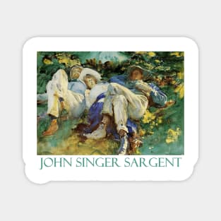 Siesta by John Singer Sargent Magnet