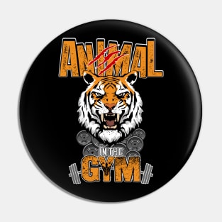 Animal in the Gym Pin