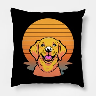 awesome retriever enthusiasts dog adorable for dad Pillow