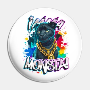 Imma Monsta! PANTHER | Whitee | by Asarteon Pin