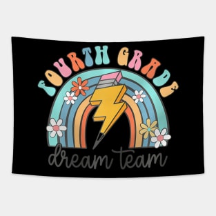 Back To School Fourth Grade Teacher 4Th Grade Dream Team Tapestry