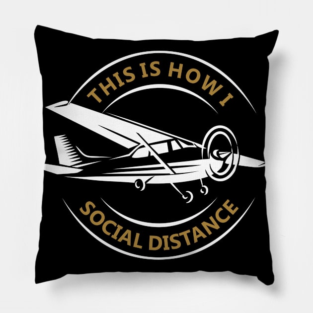 HOW I SOCIAL DISTANCE - FLY Pillow by Pannolinno