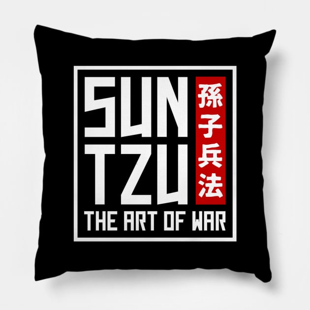 SUN TZU - Art of War Pillow by Rules of the mind