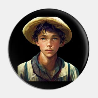 Huckleberry Finn Pin