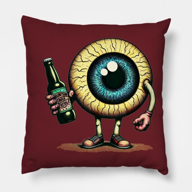 Drinking Eyeball Pillow by IcarusPoe