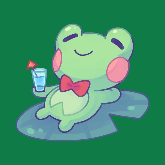 Frog Butler Chill by Lollitree