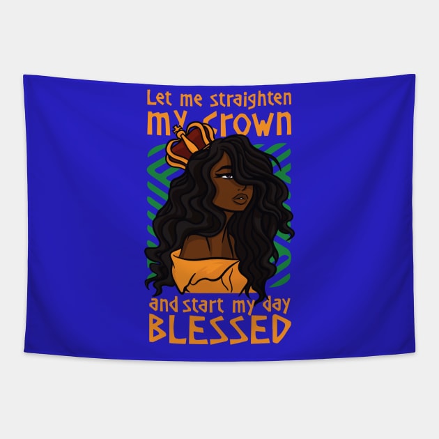 Melanin Queen Tapestry by Hypnotic Highs