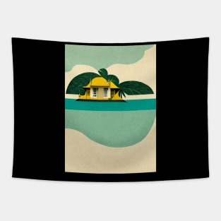 House in the Tropics Tapestry