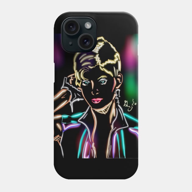 Neon Legend Of Billie Jean Phone Case by The Miseducation of David and Gary